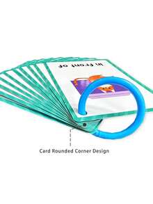 English Preposition Flash Cards - Children's Early English Learning Word Cards