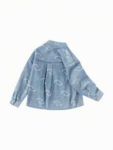 Balabala Boys Denim Jacket 2025 Casual Cotton Outerwear By Designer SICO IP - Denim Medium Blue - View 2