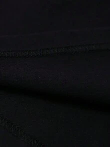 Mortician Band "Gateway To Beyond" Gothic Graphic Print Short Sleeve T-Shirt -Cotton Unisex Round Neck Tee For Women, Casual All-Season Wear, Machine Washable, Vintage T Shirts, Leisure Clothing, Bohemian Style Shirt, Comfortable Fit Shirt - 黑色 - 查看 4