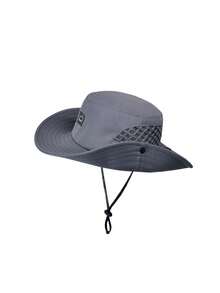 Topi Ember Pria untuk Memancing di Luar Ruangan, Warna Polos, Cepat Kering, Bernapas, dan Melindungi dari Sinar Matahari, Dapat Dibalik, Gaya Koboi Barat, Cocok untuk Musim Panas, Pantai, Liburan, Festival, dan Perjalanan. - 9228 - View 17