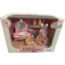 Ternurines Bay Dreamy Conejita Set Espejo y Lavabo Coleccionables - Rosa - Ver 2