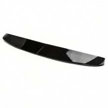FOR  TRANSIT CUSTOM 2012-2020 GLOSS BLACK REAR TWIN BARN DOOR ROOF SPOILER - Black - View 8