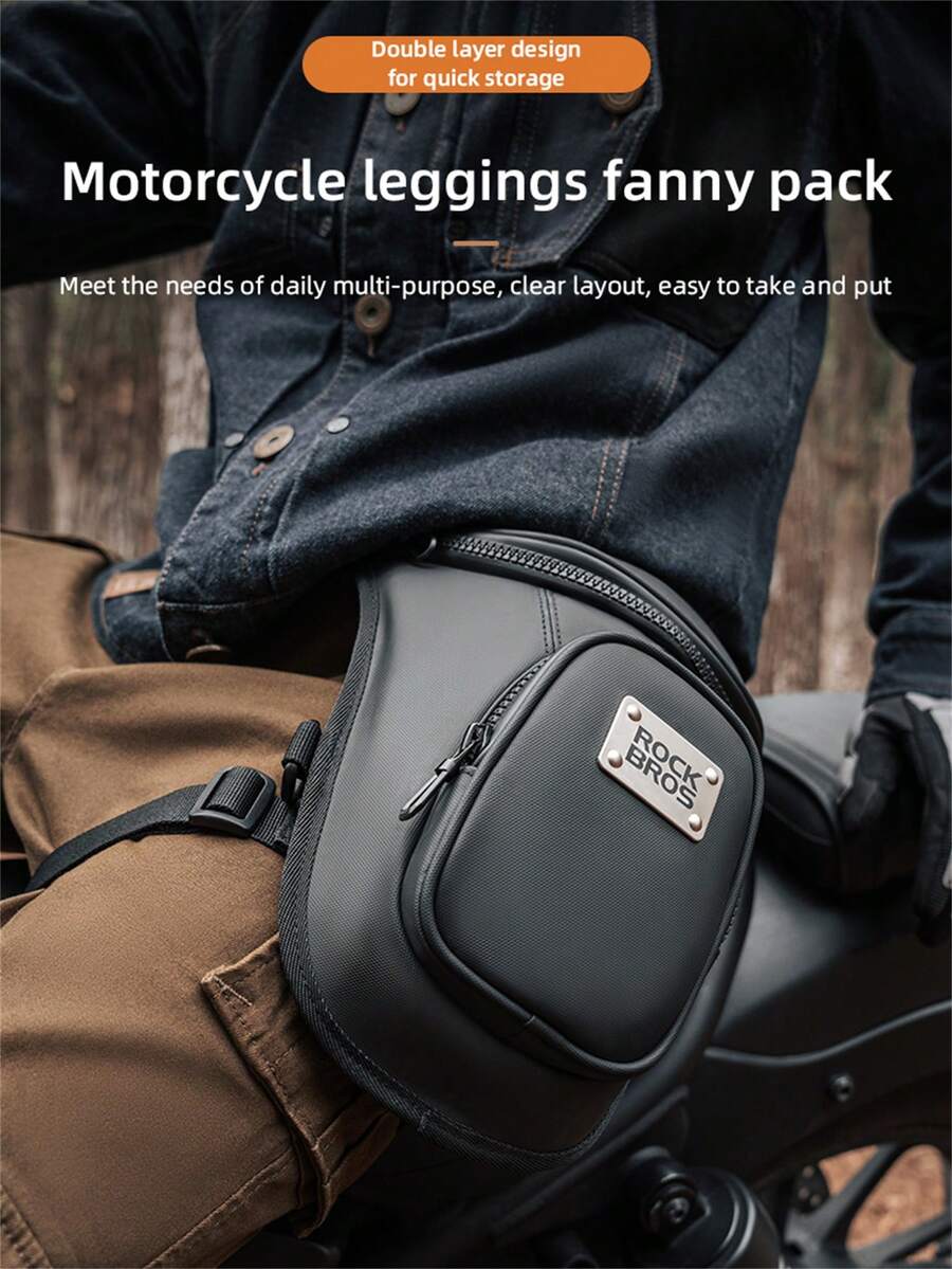 AD 1PC Motorcycle Bag Waterproof Waist Bag Riding Phone Purse Leggings For Unisex Bag Cycling Belt Fanny Pack Travel Bag - Leg Bag - View 1