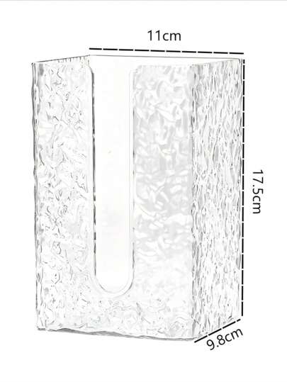 1 hộp đựng khăn giấy họa tiết sông băng, hộp đựng khăn giấy mặt gắn tường cho phòng tắm, nhà bếp, thiết kế ngăn kéo úp ngược