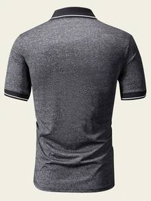 5件男士高尔夫服装POLO衫短袖T恤polo衫运动休闲户外运动polo衫男式polo衫男式男式t恤纯色百搭经典色健身训练服篮球足球橄榄球高尔夫服装