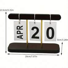 Nordic Minimalism And Creative Flipping Calendars, Desk Calendar Decorations, Home Living Room Dining Tables, Coffee Tables, Office Desk Decorations, Calendar Decorations, Basic Home Decorations, Home Goods Christmas Countdown Calendar
