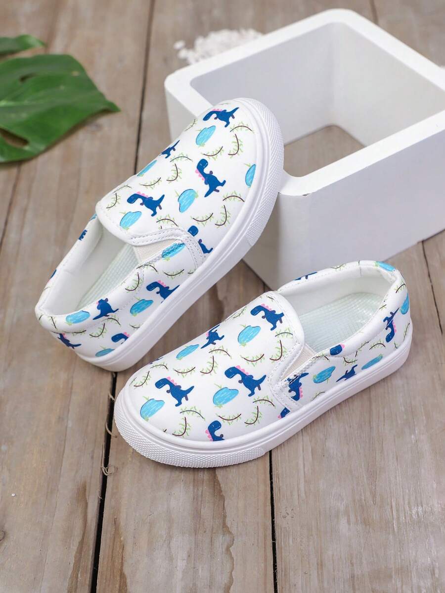 Neue Kindersportschuhe, Jungen & Mädchen Lässig Schuhe, süße Dinosaurier Dekor vielseitige weiche Sohle bequeme Schulanfang Studentenschuhe