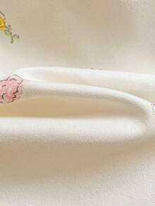 4件套儿童床上用品套装，适用于双层床、婴儿房、幼儿园、儿童房，包括1个被套、1个床笠、2个枕套，双面印花设计 - 蝶舞仙子 - 查看 8