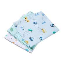 Kit Of 3 Baby Swaddles, Printed Or Plain, 80cm X 50cm - 100% Cotton - Karinho - 男生 - 查看 5