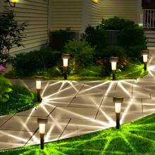 6 Stücke/1 Stück, Solar LED dekorative Ambient Beleuchtung, geeignet für Balkon - Außenbereich - Garten - Schwimmbad Boden - Dekoration, LED wasserdicht Mehrfarbiges Nachtlicht, eine tolle Wahl für den Sommer