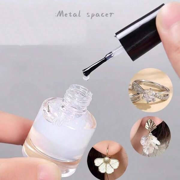 New Metal-Isolating Anti-Allergy Protective Liquid, Invisible Transparent Resin Isolating Liquid, Prevent Corrosion For Earrings, Rings, Glasses Temples, Watches