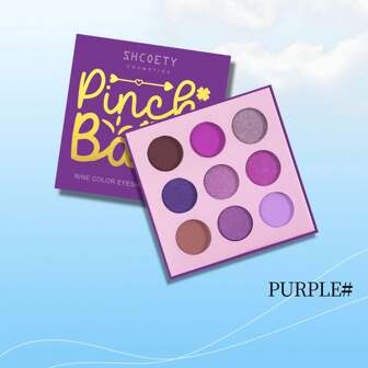 1 pièce Palette d'ombres à paupières multifonctionnelle, convenant pour la scène, l'usage quotidien, Noël, résistante aux bavures, longue tenue