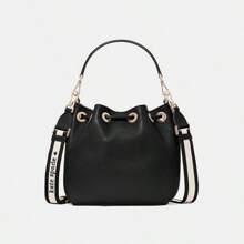 Kate Spade Mini borsa a secchiello in pelle adatta per le donne, a tracolla o a spalla, borse da donna
