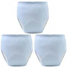 6件柔软训练裤，透气可洗幼儿训练裤，四季皆宜，混色，送给男宝宝和女宝宝的理想礼物，针织面料，防漏，布尿布替代品