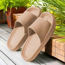 Comfortable Slippers For Women, Summer Outdoor/Indoor House Bathroom Non-Slip Durable Couple Home Slippers, Men Sandals