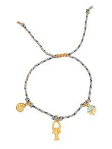 1pc Religion Vacation Style Fashion Colorful Copper Inlaid Synthetic Zirconia Oil Drop Insect Portrait Letters Heart Fruit Shell Cross Watermelon Faux Pearl Braided Bracelet Women Beach Vacation Daily Party Wear Christmas Gift For Friends And Sisters ( Pendant Size: 1cm–2cm) - Colorful - View 19