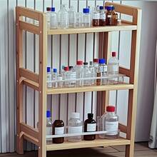 Senmeo Sturdy 3-Tier Bamboo Storage Shelves, Versatile Standing Shelf Unit For Home Organization, Decorative Bookshelf With Room Decor Accent, Perfect Wall Shelves For Wall Kitchen Bathroom & Bedroom - 原木色 - 查看 9