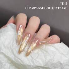 Miss Comoy 15ML 香槟金裂纹猫眼香氛凝胶指甲油，2025 新品上市，网民热销美甲猫眼凝胶指甲油 - 彩色 - 查看 14