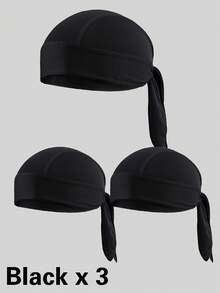 1pc Cooling Moisture-Wicking Headband Helmet Liner, Unisex Motorcycle Headwear - Multicolor - View 19