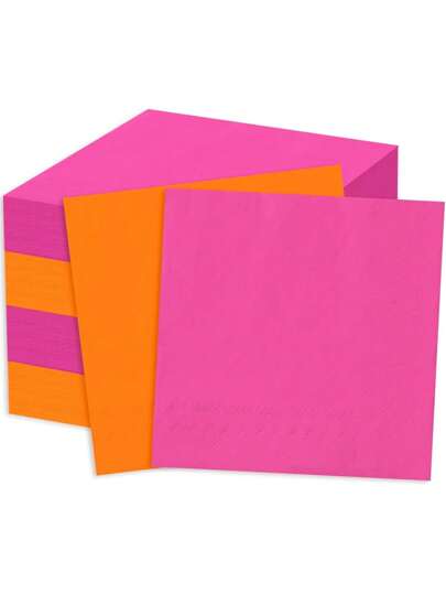 40/80/120pcs Cocktail Napkins Gender Reveal Napkins BabyShower 2 Ply Beverage Napkin Disposable Paper Napkins For Dinner Wedding Birthday Graduation Holiday Party Restaurant Bar Bridal Anniversary Event