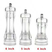 Manual Pepper Grinder, Peppercorn, Sea Salt & Spice Condiment Grinder