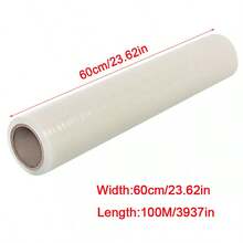 100M Roll Self Adhesive Home Carpet Floor Protector Film Cover Protection Dust - Clear - View 4