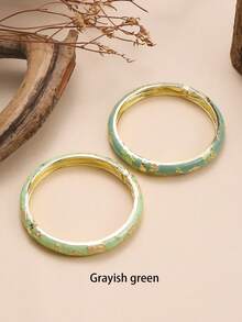 1 件/2 件/3 件景泰蓝珐琅手链，新款时尚滴油镀金女士手链适合女性日常佩戴，适合女性和女孩的精美珠宝礼物