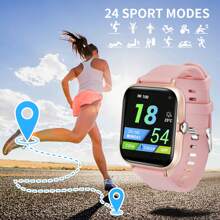 Eytlptoc Neue kabellose Smartwatch Anrufe, Smartwatches für Männer und Frauen, 1,85 Zoll Farbbildschirm, modische Smartwatch für Frauen, Smartwatch für Männer und kompatibel mit Android und iOS Smartphones!