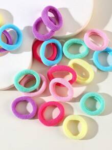 200/250/450 pièces Élastiques à cheveux pour fillettes, bandes de cheveux sans couture, supports de queue de cheval doux en nylon, élastiques à cheveux, cordes de cheveux, accessoires de cheveux pour enfants et bébés