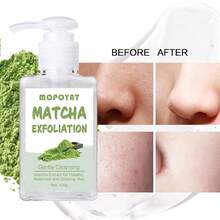 Herbal Extract Face Exfoliating Gel, Brightens Complexion, Removes Dead Skin, Leaves Skin Refreshed And Non-Drying, Suitable For Whole Body (Mango/Matcha Available) - Matcha - View 4