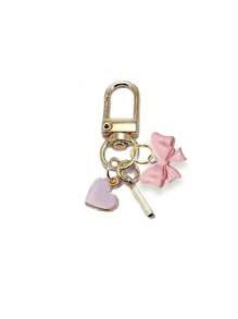 个性化心形吊饰，带有姓名首字母和礼物留言/情书 | 心形钥匙扣配件 | 定制包袋吊坠 | 礼物，蝴蝶结配饰，钥匙扣，独特的手机配件，简约设计，适用于女士钱包和手机配件，赠送给朋友，家人，女朋友，户外配饰，派对配饰，礼品，纪念品，女士包袋吊坠，汽车吊坠，女士女孩礼物，返校礼物 - 彩色 - 查看 14