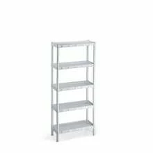 White Organizer Shelf With 5 Shelves - Multipurpose And Resistant - 873 - trắng - Xem 4