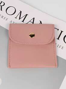 Set de 10 bolsitas de joyería de piel sintética PU de 3.15"X3.15" con cierre a presión, bolsas de regalo para mujeres y niñas, empaque para collares, ideal para viajes