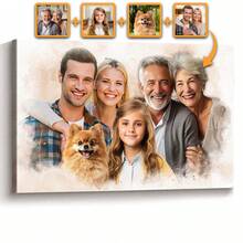 Custom Family Photo Canvas Print, Personalized Family Portrait Art, Heartfelt Gift For Mom, Dad, Grandparents, Unique Home Decor,Multi-Functional, Ornamental,Reusable,Exquisite,Stylish,High-Quality,Colorful,Modern,Custom,Personalized,Unique,Ideal Gifts For Him,Ideal Gifts For Her,Boyfriend,Dad,Girlfriend,Mom,Family,Friends,Tea Room,Home,Garden,Office,For Anniversaries,For Valentine's Day,For Mother's Day,For Birthdays,For Father's Day,For Graduation,For Weddings,For Housewarming,Multi-Functional, Ornamental,Reusable,Exquisite,Stylish,High-Quality,Colorful,Modern,Custom,Personalized,Unique,Ideal Gifts For Him,Ideal Gifts For Her,Boyfriend,Dad,Girlfriend,Mom,Family,Friends,Tea Room,Home,Garden,Office,For Anniversaries,For Valentine's Day,For Mother's Day,For Birthdays,For Father's Day,For Graduation,For Weddings,For Housewarming,Customized Home Decor Supplies - As Shown - View 2