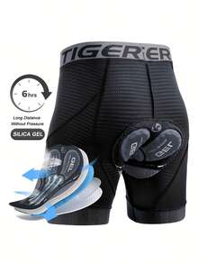 X-TIGER Herren Radunterhose mit 5D Polsterung, Sportfahrrad/MTB Liner Shorts mit rutschfesten Beingriffs