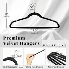 20/60 Pack Black Velvet , Non Slip Clothes Felt Hanger Heavy Duty For Coat, Premium Slim Space Saving Suit Hangers For Closet Organizer, 360° Rotating Silver Hook,House,Hangers,Closet Organizers And Storage,Coat Rack,Closet Organizer,Laundry Room Organization,Baby Hangers,Clothes Hangers,Closet,Pants Hangers,Hangers 60 Pack,Apartment Essentials,Organizer,Velvet Hangers,Clothes Pins,Clothes,Denim Jumpsuit For Women,Dresser For Closet,Closet Storage,Coat Hooks,Pink Kitchen Accessories,Kids Hangers,Felt,Hooks,Dorm Essentials,Pant Hangers,Hanging Closet Organizer,Closet Organization,Black,Coat Hanger,Skirt Hangers,Apartment Decor,College Essentials,Dorm Room Essentials For Girls,Pants Hangers With Clips,Hangers,Clothes Organizer,New Home Essentials,Home Organization,Closet Organizers,Coat,Velvet,Organizers,Hanger,Black Hangers,Closet Dresser