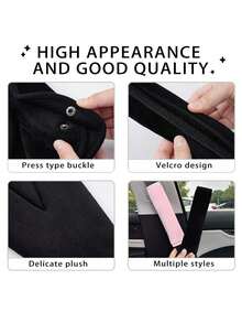 1pc/2pcs Car Seat Belt Shoulder Pads, Seat Belt Protector, All Season Automotive Interior Accessories - one-size - View 11