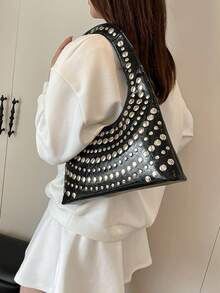 高端美式复古赤陶新娘钱包，2025年新款小众奢华腋下手提包和托特包