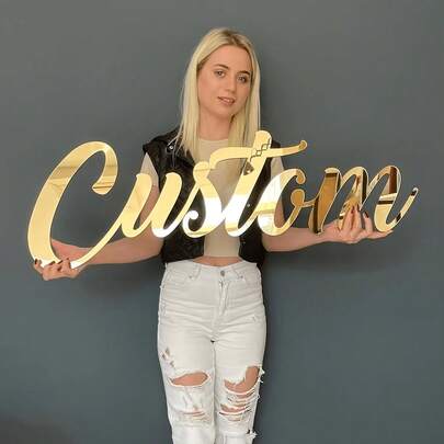 Customized Acrylic Mirror Surface Stickers, Gold/Silver/Black Personalized Letter Wall Decals For Decoration, Suitable For Bedroom, Bar, Club, Study, Dressing Room, Party Background, Unique Name Wall Art, Perfect Birthday And Holiday Gift For Family, Friends, Couples, Mother's Day, Multi-Functional, Durable, Ornamental, Reusable, Exquisite, Stylish, High-Quality, Colorful, Modern, Personalized, Unique, Ideal Gifts For Tea Room, Home, Garden, Office, For Valentine's Day, For Mother's Day, For Father's Day, For Graduation, For Housewarming, Party Top, Easy-Install
