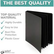 Pbf Photo Booth Album 2x6 Photo Album W Picture Sleeves 2x6 Strips Memory Book Photo Strip Album Wedding Photo Album For Photo Booth Pictures 12 Pages Holds 48 Photos Black 1Pack Give Her A Gift - 黑色 - 查看 4