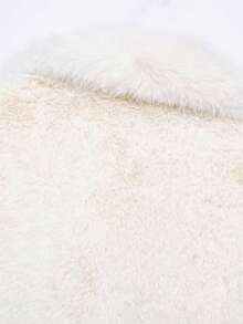 Seelio 秋冬新款厚人造毛领人造毛内衬中长款时尚皮草大衣 - 純白色 - 查看 10