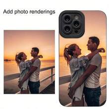 A Custom-Designed Black Angel Cat Eye TPU Phone Case With A Photo Pattern. It's A Drop-Proof Protective Case Compatible With IPhone 16/15/14/13/12/11/Plus/Pro/Pro Max, Compatible With Samsung, Compatible With Huawei, Compatible With Redmi, And Compatible With OPPO. - Black - View 4