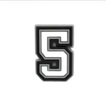 Letras DIY Encantos de Sapatos Decoração 0-9# Números ABC-Z Encantos de Sapatos para Tamancos e Sandálias, Encantos Coloridos de PVC para Decorações de Pulseiras e Sapatos, Lembrancinhas de Festa de Aniversário