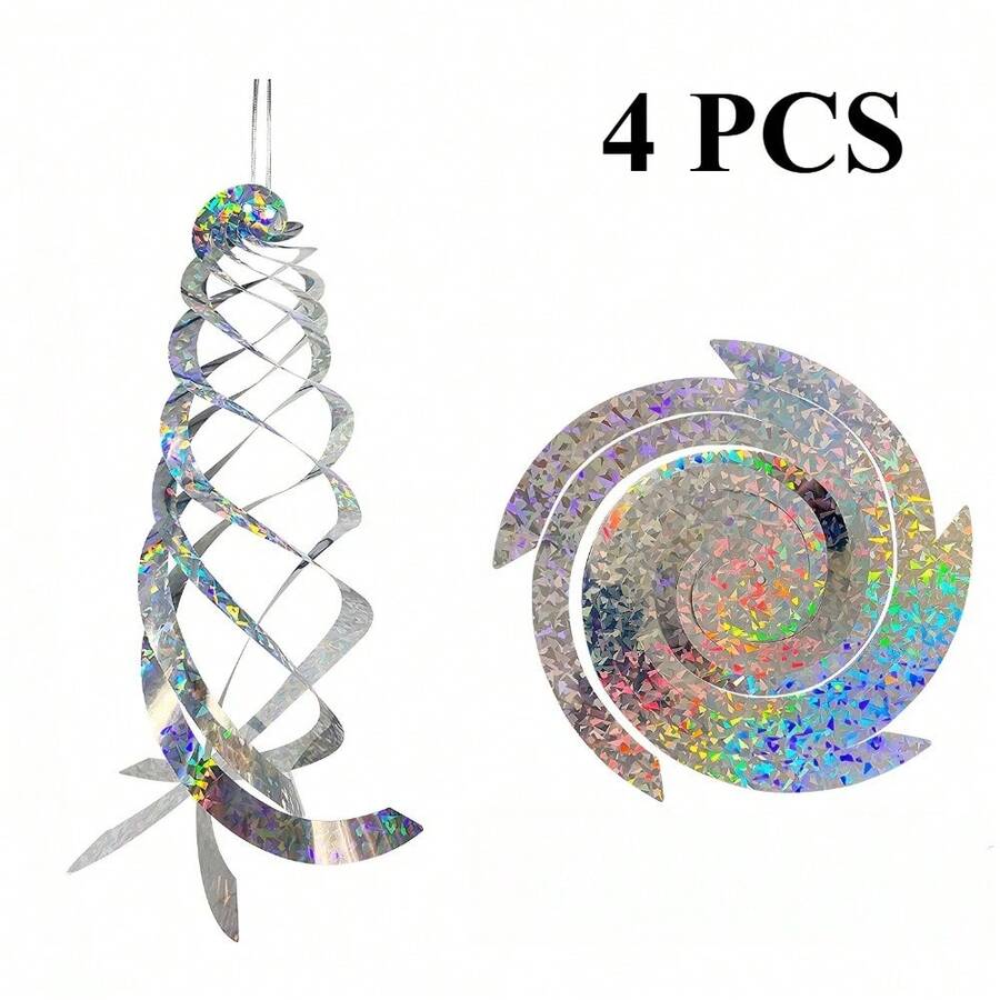 6 Piezas Molino de Viento para Huerto, Molino de Viento Repelentes de Pájaros, Molinillos de Viento para Pajaros, para Control de Aves Decoración para Jardines Huertos Patios