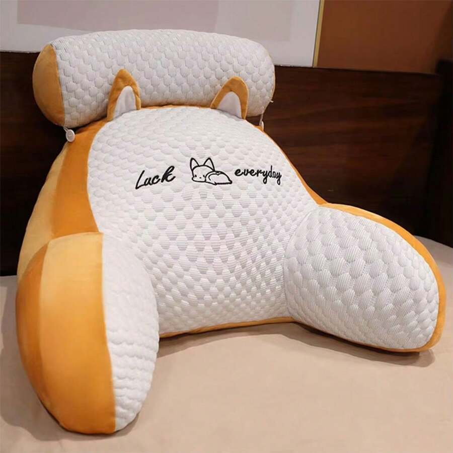 NetHong 2in1 Bed Reading Backrest Pillow Support Cushion Lumbar Back Rest Chair Mat Arm,Super Soft Plush Backrest Pillow Bed Cushion Support Reading Back Rest Arm Chair, Bed Cushion Large Backrest Cushion Pillow Girls Sleep Sofa Lumbar Protection,Mother's Day Gifts,A Perfect Gift For Mother