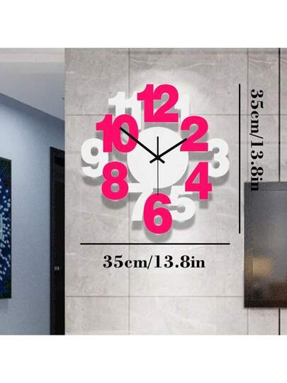YZOK Moderne Contemporary Minimalist Wand Klok Perfect Home Living Room, Bedroom Study Creative ative Timepiece view 10