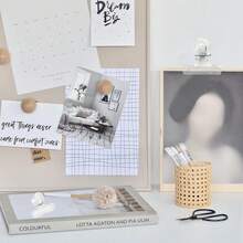 24个塑料夹子，家用和办公室用多功能回形针，透明长尾夹，女学生用心形夹，文具和办公用品，长尾夹，小号回形针，学校用品，返校