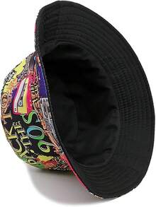 Reversible Bucket Hat For Women, Cute Beach Fisherman Style - Retro 90s - View 9
