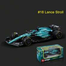 Bburago 1:43 Aston  F1 Car Model Racing Car Model Simulation Alloy 2023 Formula Racing Car Peripherals