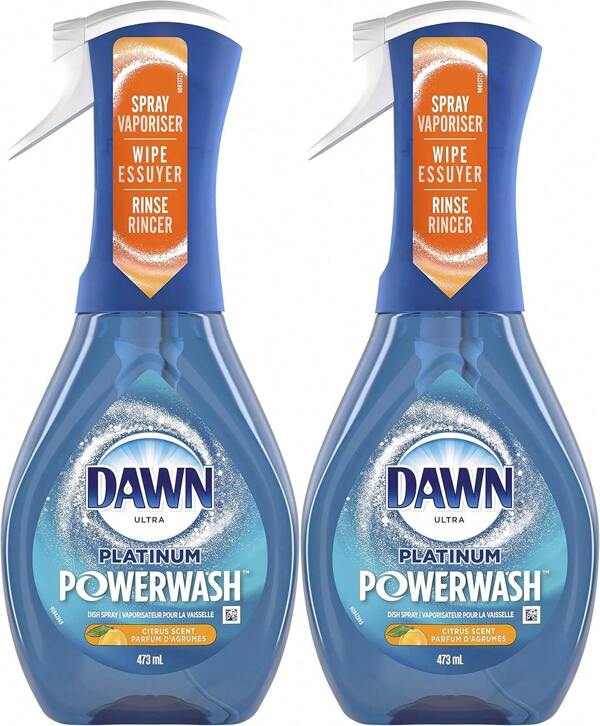 Dawn Platinum Powerwash Dish Spray, Dish Soap, Fresh Scent, 16 Fl Oz